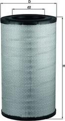 MAHLE LX 208/1 - Повітряний фільтр autocars.com.ua