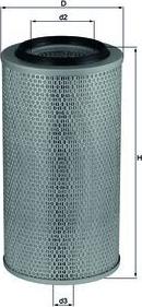 MAHLE LX 265 - Повітряний фільтр autocars.com.ua