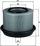 MAHLE LX 268 - Повітряний фільтр autocars.com.ua