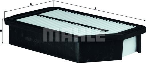 MAHLE LX 2869 - Повітряний фільтр autocars.com.ua