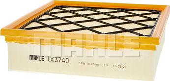 MAHLE LX 3740 - Повітряний фільтр autocars.com.ua