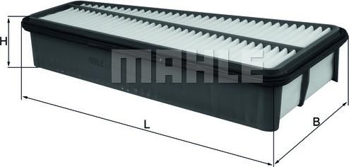 MAHLE LX 3771 - Повітряний фільтр autocars.com.ua