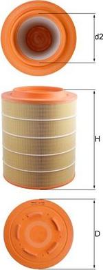 MAHLE LX 4076 - Повітряний фільтр autocars.com.ua