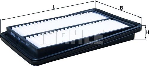 MAHLE LX 4138 - Повітряний фільтр autocars.com.ua