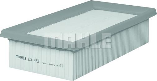 MAHLE LX 453 - Повітряний фільтр autocars.com.ua