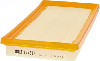 MAHLE LX 4817 - Повітряний фільтр autocars.com.ua