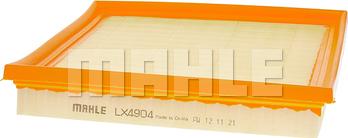 MAHLE LX 4904 - Повітряний фільтр autocars.com.ua