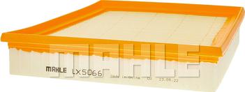 MAHLE LX 5066 - Повітряний фільтр autocars.com.ua