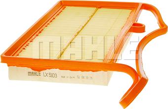 MAHLE LX 5103 - Повітряний фільтр autocars.com.ua