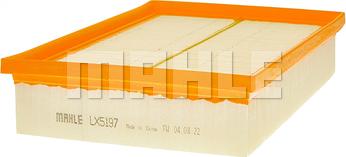 MAHLE LX 5197 - Повітряний фільтр autocars.com.ua