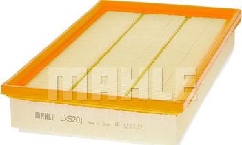 MAHLE LX 5201 - Повітряний фільтр autocars.com.ua