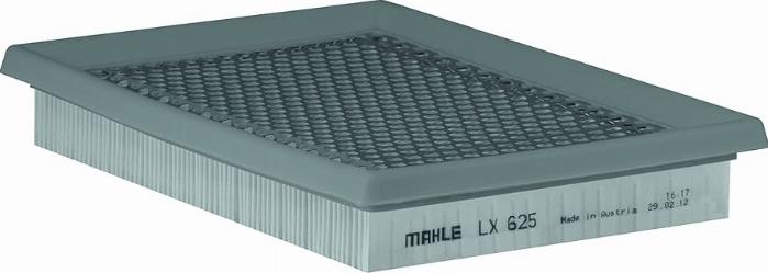MAHLE LX 625 - Повітряний фільтр autocars.com.ua