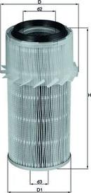 MAHLE LX 682 - Повітряний фільтр autocars.com.ua