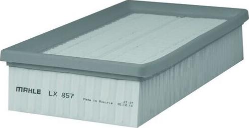 MAHLE LX 857 - Повітряний фільтр autocars.com.ua