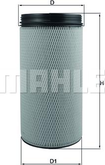 MAHLE LXS 300 - Фільтр додаткового повітря autocars.com.ua