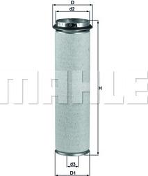 MAHLE LXS 37/1 - Фільтр додаткового повітря autocars.com.ua