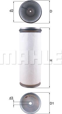 MAHLE LXS 47 - Фільтр додаткового повітря autocars.com.ua