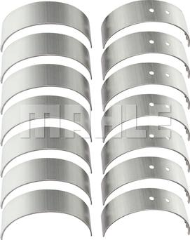 MAHLE M76093 - Комплект підшипників колінчастого вала autocars.com.ua