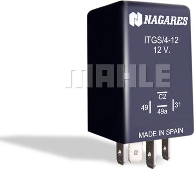 MAHLE MFL 23 - Переривник покажчиків повороту autocars.com.ua