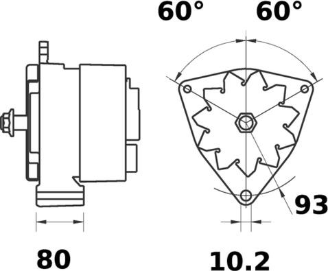 MAHLE MG 1205 - Генератор autocars.com.ua