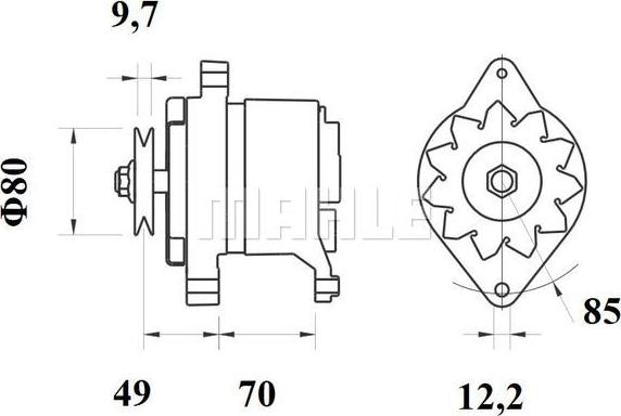 MAHLE MG 191 - Генератор autodnr.net