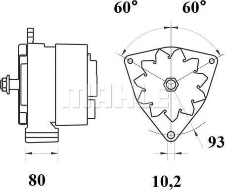 MAHLE MG 460 - Генератор avtokuzovplus.com.ua