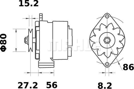 MAHLE MG 479 - Генератор autocars.com.ua