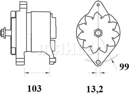 MAHLE MG 500 - Генератор avtokuzovplus.com.ua