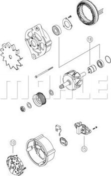 MAHLE MG 500 - Генератор avtokuzovplus.com.ua