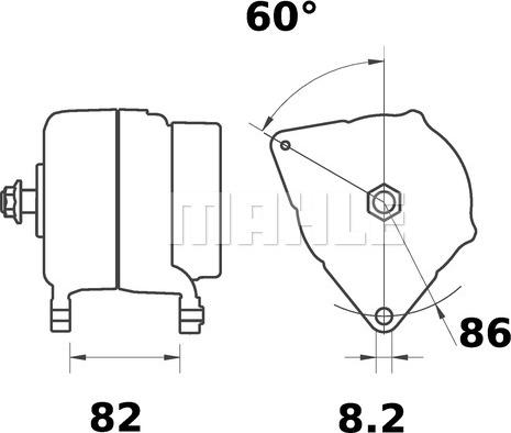 MAHLE MG 560 - Генератор autocars.com.ua