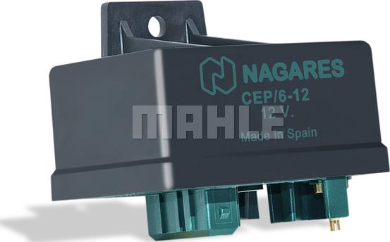 MAHLE MHG 16 - Реле, система розжарювання autocars.com.ua