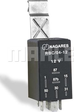 MAHLE MR 111 - Реле, паливний насос autocars.com.ua