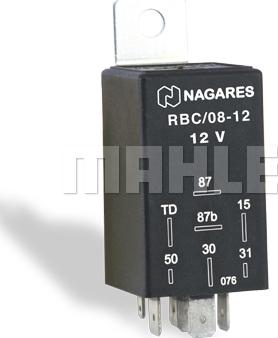 MAHLE MR 113 - Реле, паливний насос autocars.com.ua