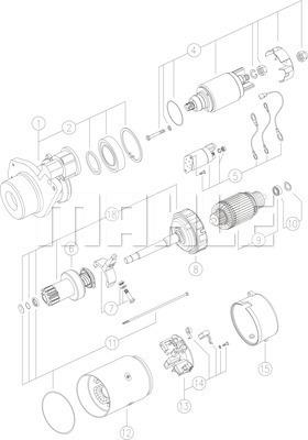 MAHLE MS 101 - Стартер avtokuzovplus.com.ua