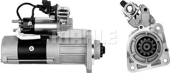 MAHLE MS 1044 - Стартер autocars.com.ua