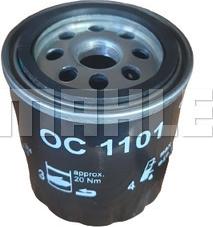 MAHLE OC 1101 - Масляний фільтр autocars.com.ua
