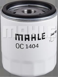 MAHLE OC 1404 - Масляний фільтр autocars.com.ua