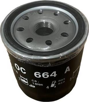 MAHLE OC 664 A - Масляний фільтр autocars.com.ua