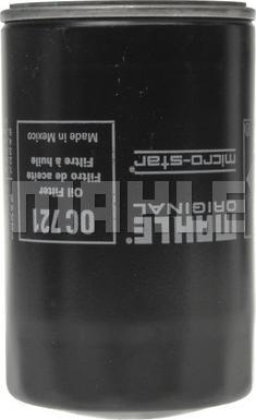 MAHLE OC 721 - Масляний фільтр autocars.com.ua