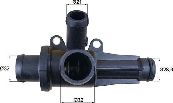 MAHLE TH 45 87 - Термостат, охолоджуюча рідина autocars.com.ua