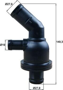 MAHLE TH 55 87 - Термостат, охолоджуюча рідина autocars.com.ua