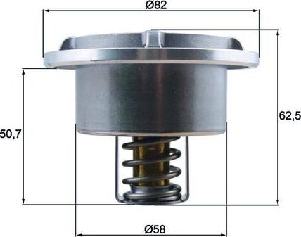 MAHLE THD 6 75 - Термостат, охолоджуюча рідина autocars.com.ua
