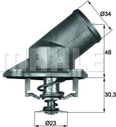 MAHLE TI 224 92 - Термостат, охолоджуюча рідина autocars.com.ua