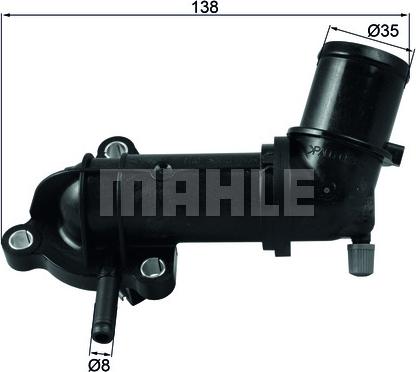 MAHLE TI 245 88 - Термостат, охлаждающая жидкость avtokuzovplus.com.ua