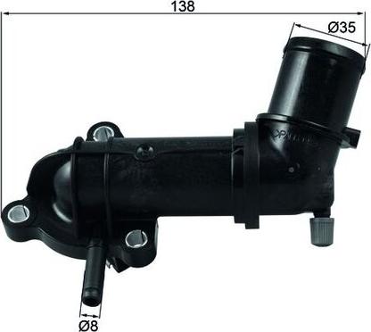 MAHLE TI 245 88 - Термостат, охолоджуюча рідина autocars.com.ua