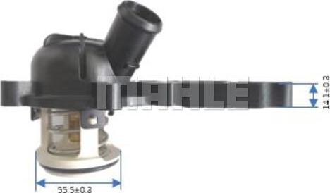 MAHLE TI 299 88 - Термостат, охолоджуюча рідина autocars.com.ua