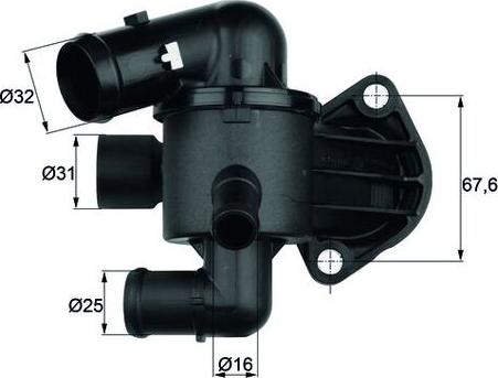 MAHLE TI 33 87 - Термостат, охолоджуюча рідина autocars.com.ua