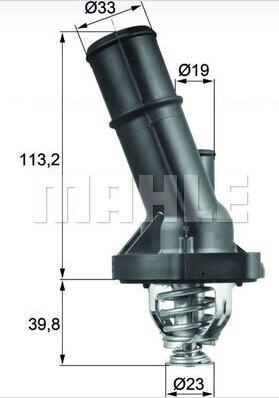 MAHLE TI 342 89 - Термостат, охолоджуюча рідина autocars.com.ua