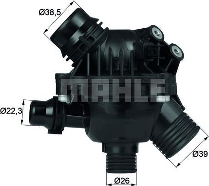 MAHLE TM 14 97 - Термостат, охлаждающая жидкость avtokuzovplus.com.ua