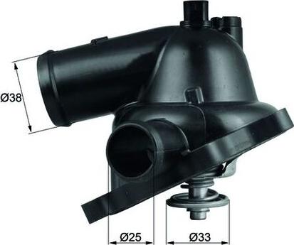 MAHLE TM 23 95 - Термостат, охолоджуюча рідина autocars.com.ua